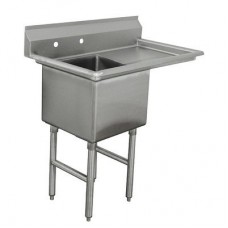 Single Fabricated Bowl Scullery Sink Width: 45" - B008OT9IIE
